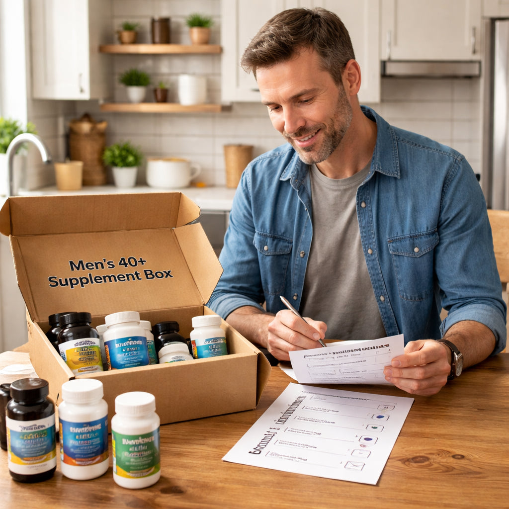 Men Over 40 Supplement Subscription Box: A Practical Guide for Healthier Living