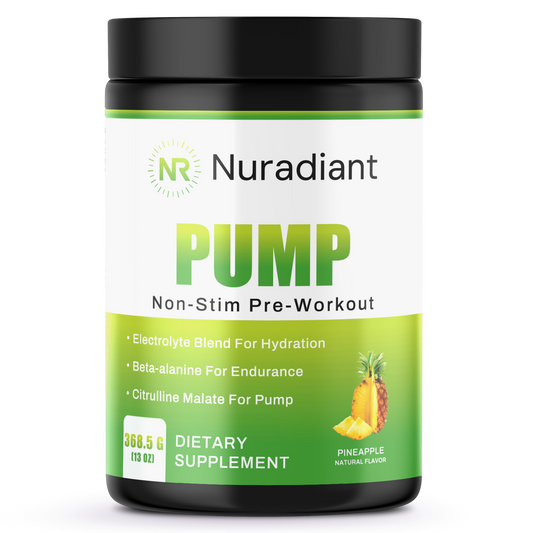 Non - Stim Pump Pre - Workout: Pineapple 312.5g w/ Natural Flavor