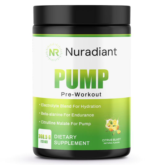 Pump Pre - Workout Citrus Blast 312g w/ Natural Flavor