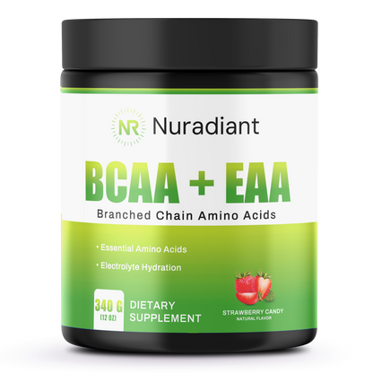 BCAA + EAA Strawberry Candy 300g w/Natural Flavor