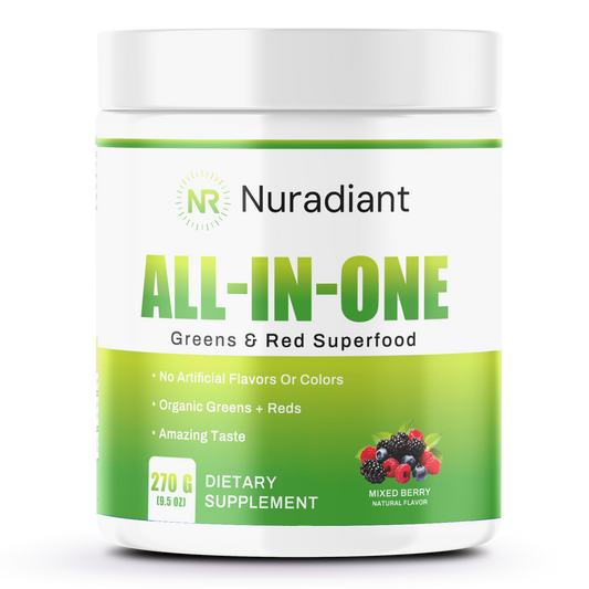 All - In/One Greens & Red SuperFood + Immune 270g Mixed Berry w/Natural Flavo