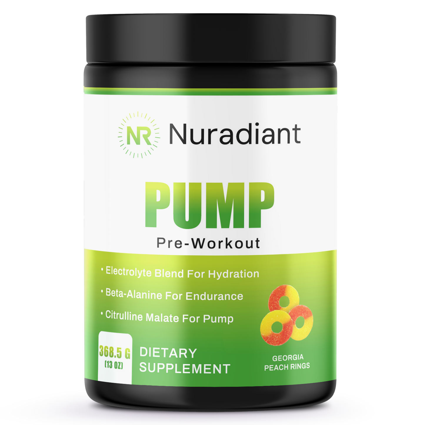 Pump Pre - Workout Georgia Peach Rings 312g
