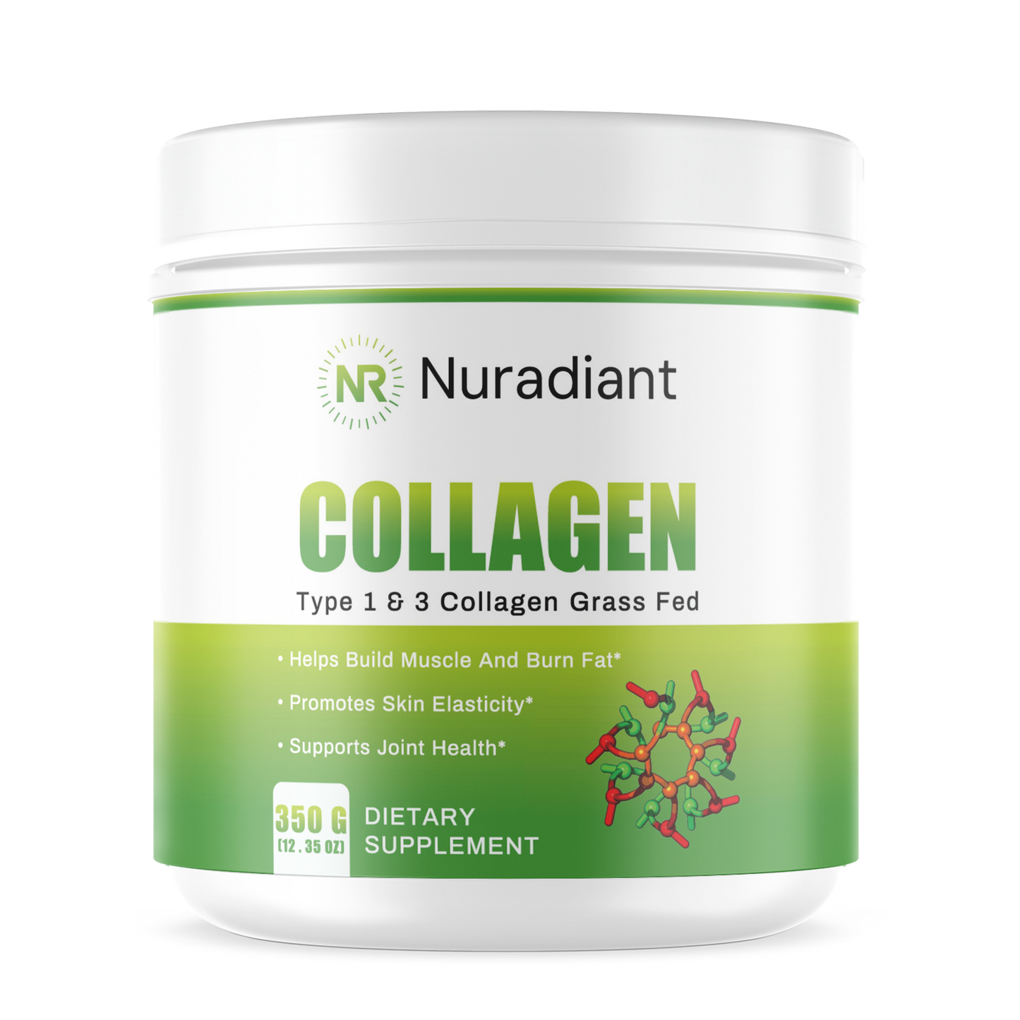 Collagen Type 1 & 3 Grass Fed 350g – 35 servings