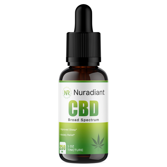 CBD Broad Spectrum (in Hemp Oil) – 250mg (1oz Tincture)