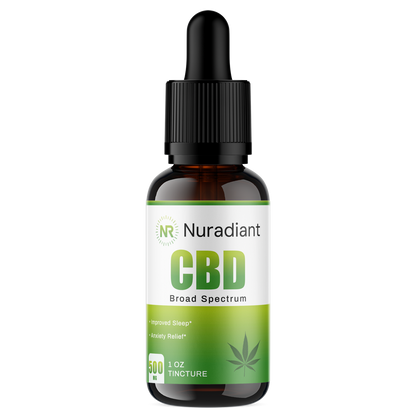 CBD Broad Spectrum (in Hemp Oil) – 500mg (1oz Tincture)