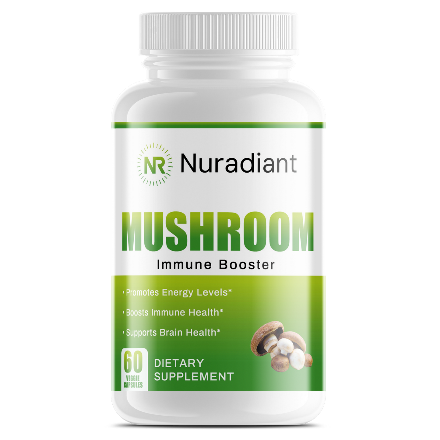 Mushroom Immune Booster: Chaga, Cordyceps, Reishi and Lion’s Mane