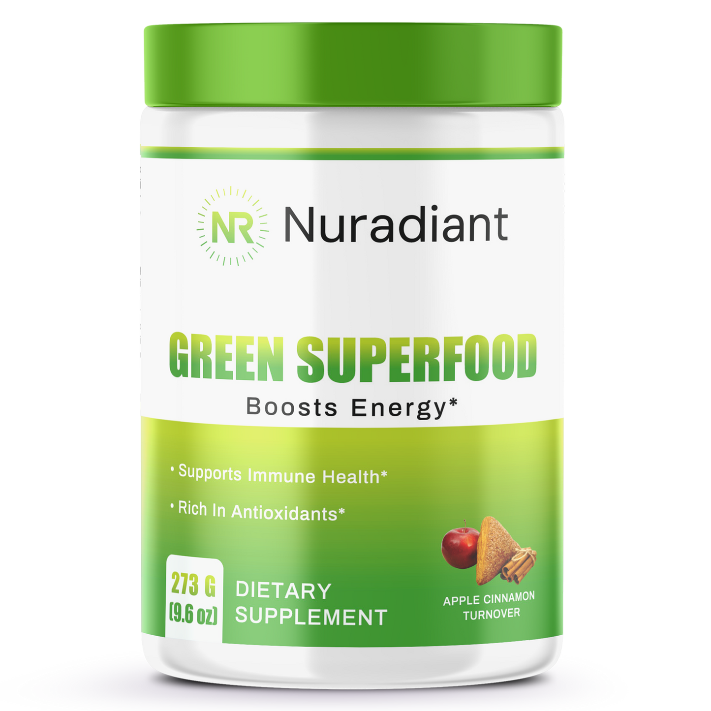 Green Superfood - Apple Cinnamon Turnover