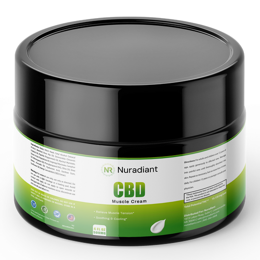 CBD Muscle Cream (4oz) 500mg