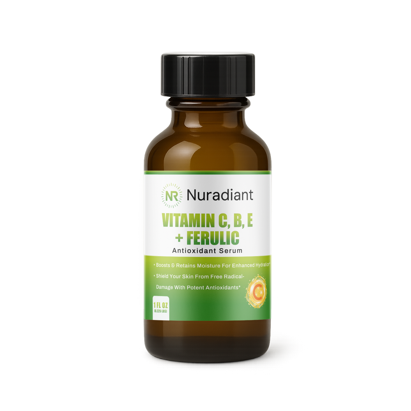 Vitamin C, B, E + Ferulic Antioxidant Serum, USA Made