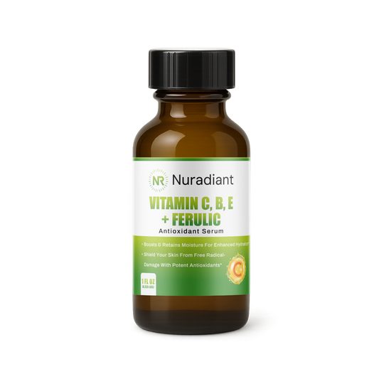 Vitamin C, B, E + Ferulic Antioxidant Serum, USA Made